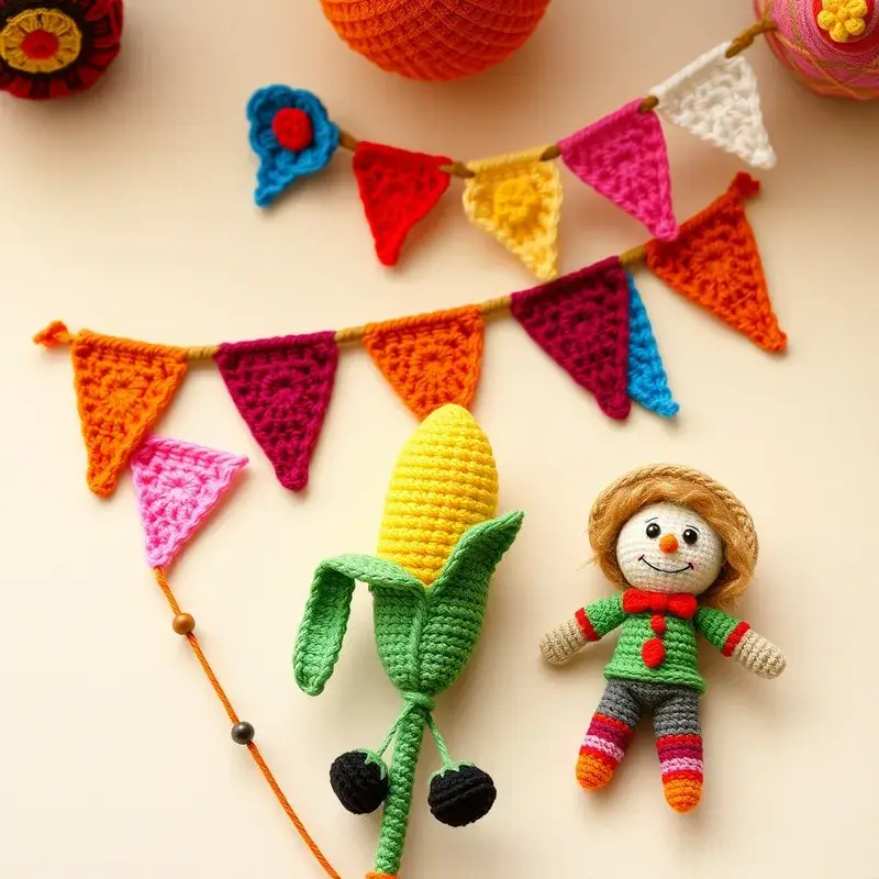 Crochê para a Festa Junina